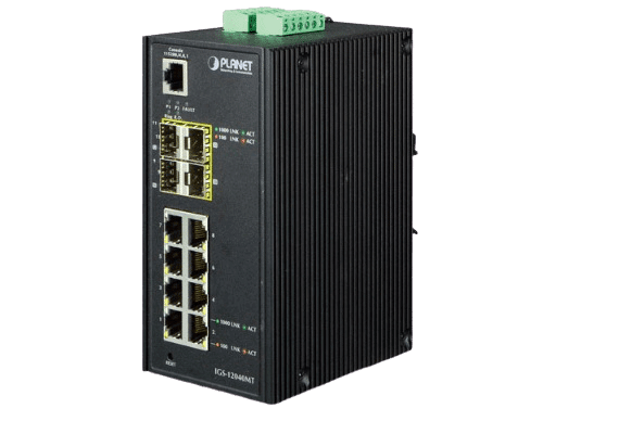 DIN-rail Managed Ethernet Switches